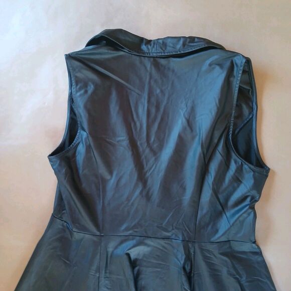 Love 83 Sleeveless Long Vest Womens XL Black Theatrical Circus Aesthetic - Picture 6 of 10